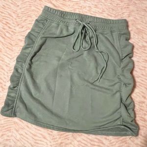 Fashion Nova Ruched Mini Skirt